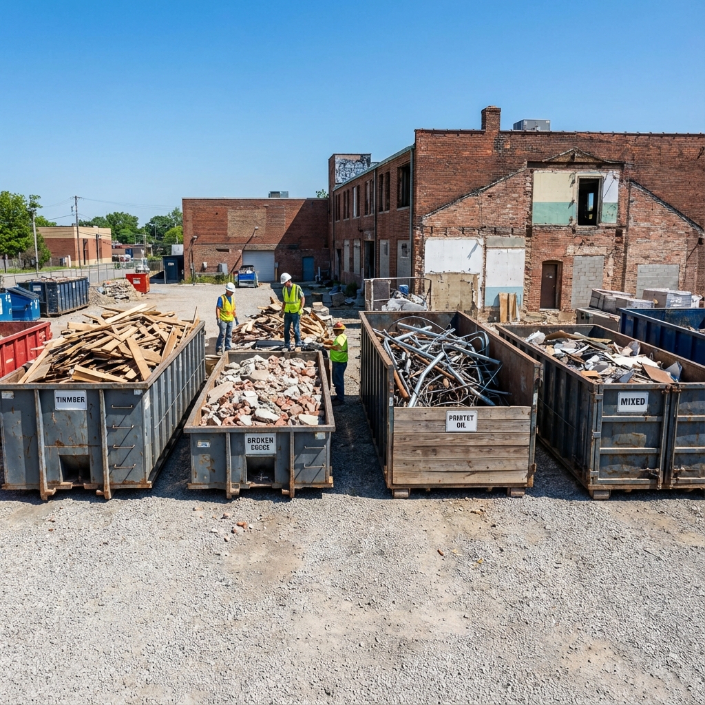 Ehitusjäätmete sorteerimine: mida tohib segada, mida mitte